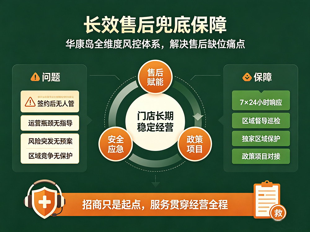 长效售后兜底保障！华康岛全维度风控体系，